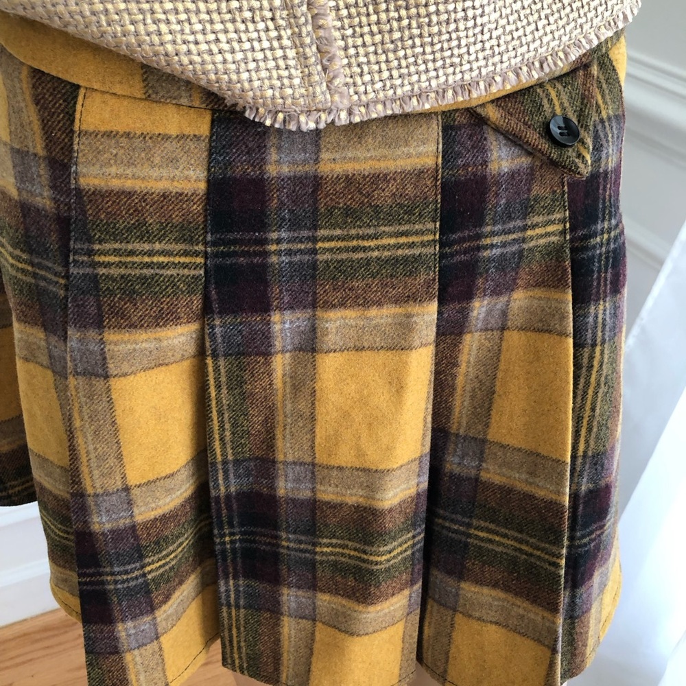 Sexy tartan skirt - thick woolen fabric!